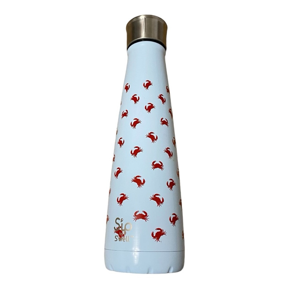 Sip by S'well Thermal Crab Walk Vacuum Insulated Water Bottle Stainless Steel